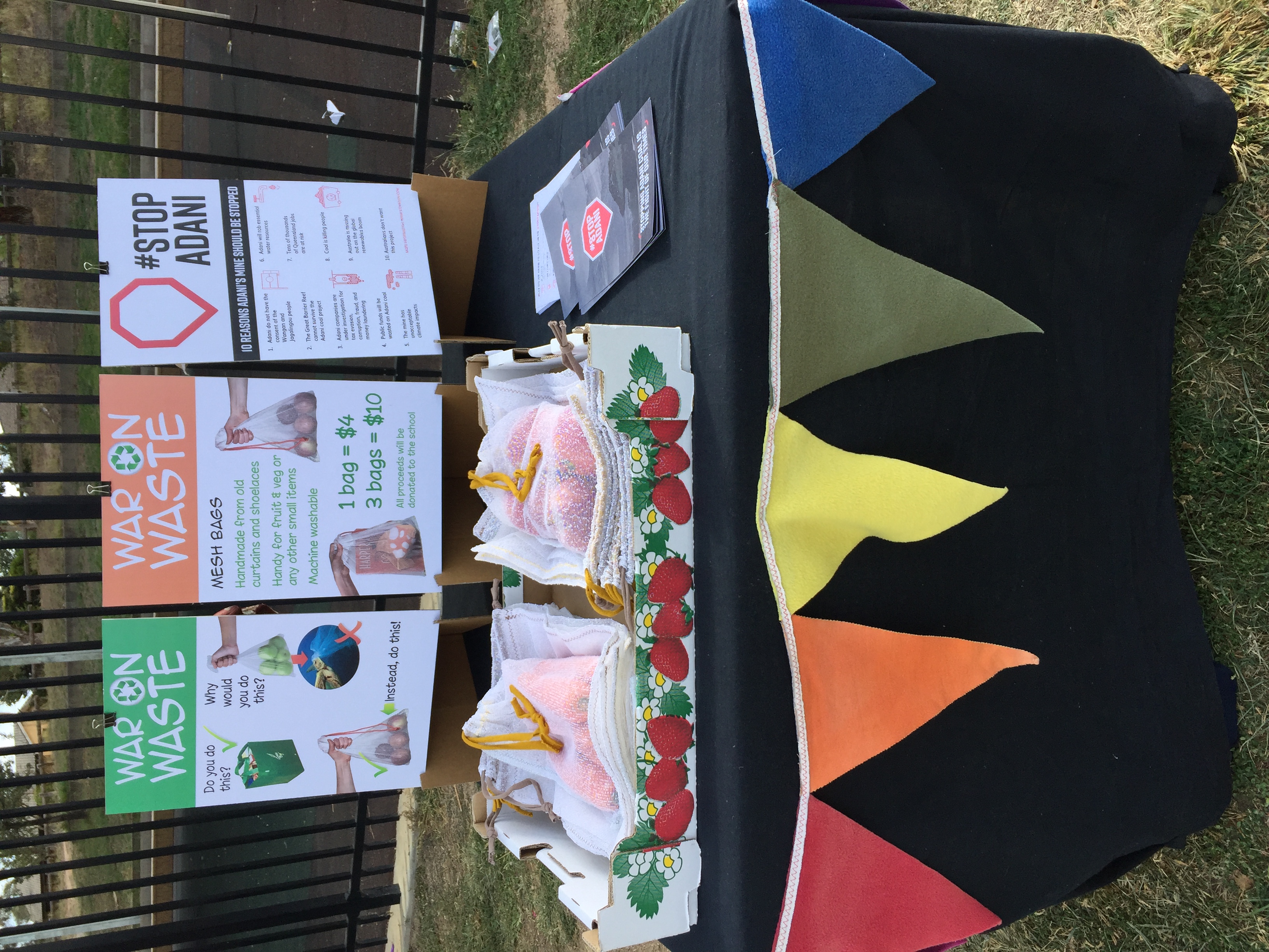 vege bags stall